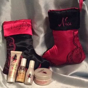 Naughty & Nice Stocking, Includes 4 products, NWT